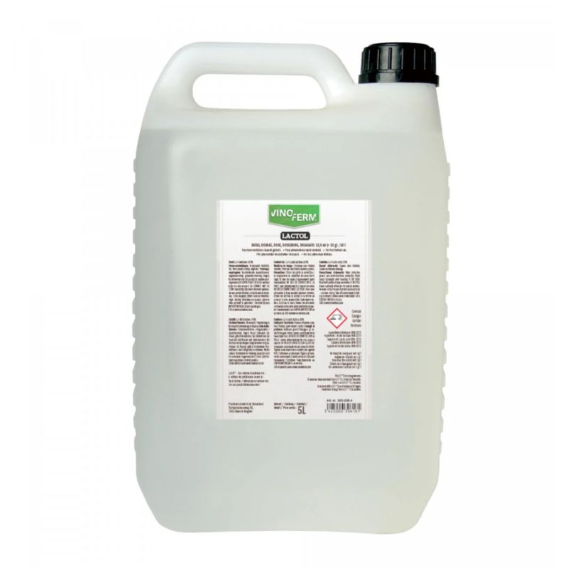 Chemdiscount Milchsäure 80% In Lebensmittelqualität (E270) – 5 Liter (ca. 6,25 Kg), L(+) Form
