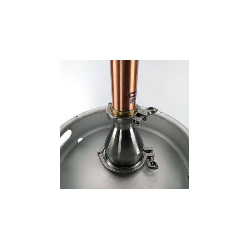 Kegmenter de 29 L avec couvercle plat de 4 pouces et sas