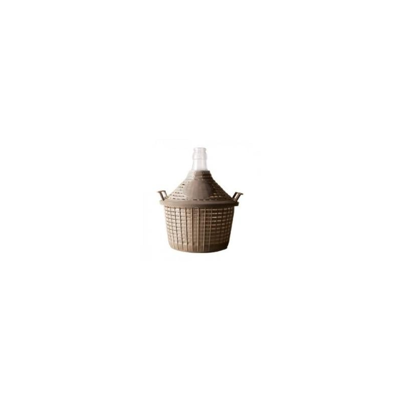 Dame-jeanne avec panier 10L