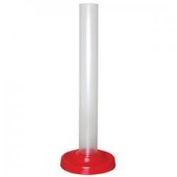Éprouvette plastique pour densimètre 3 échelles