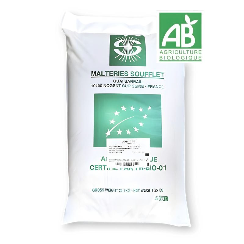 Malta Caramelo Orgánica 240 - Soufflet 25kg