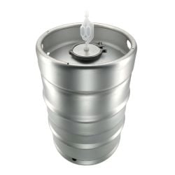 Kegmenter de 58 L avec couvercle plat de 4 pouces et sas