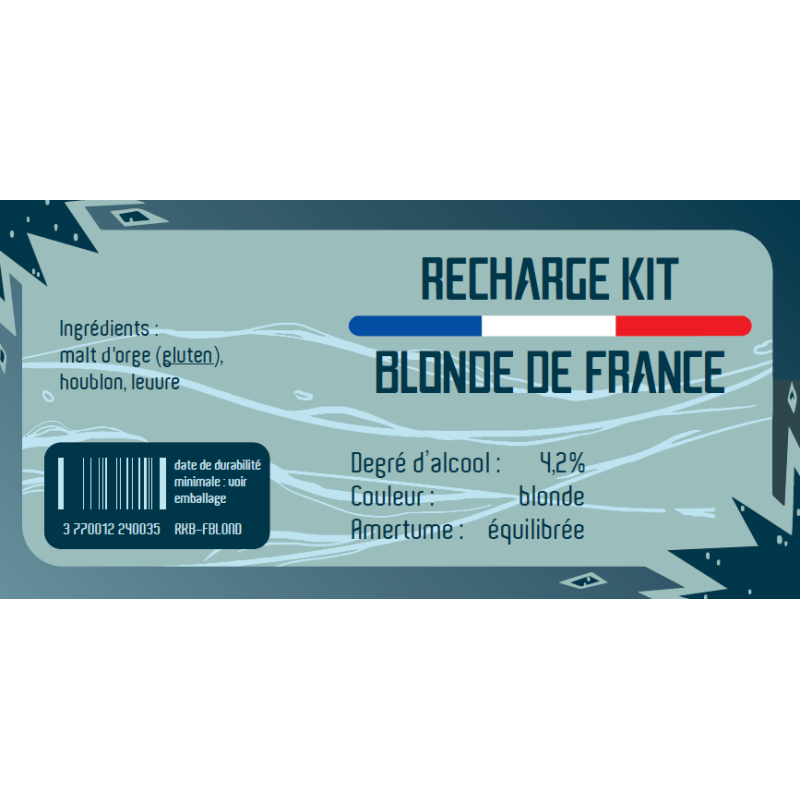 Recharge kit Blonde de France 8L