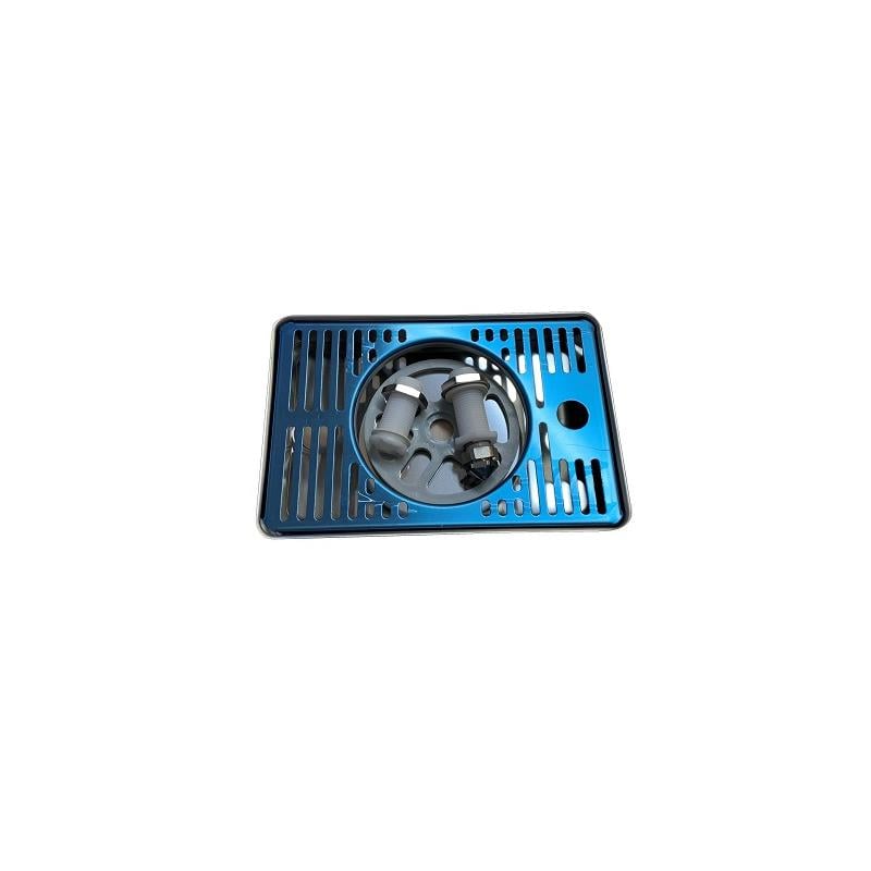 Built-in Drip Tray 15x22cm - With Glass Rinse and Drain