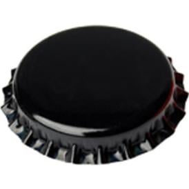 Crown caps 26mm - black