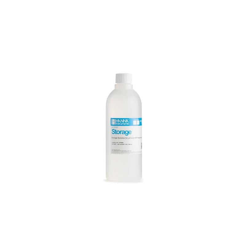 Solution de conservation pour électrodes, flacon de 500 mL