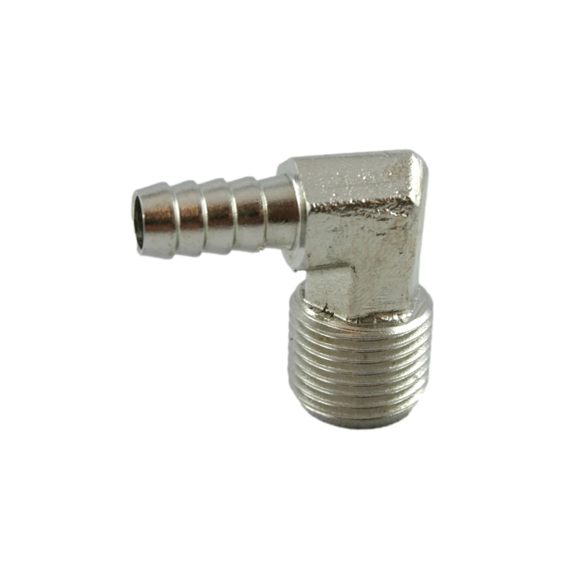 Schlauchanschluss 1/2" AG gewinkelt Edelstahl