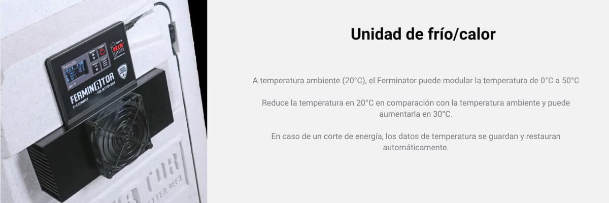 unidad de calor y frío ferminator