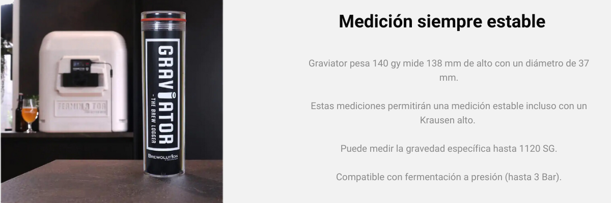 medición graviator