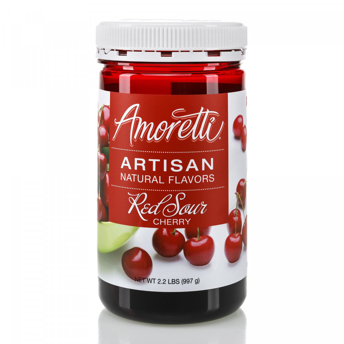 Amoretti Artesanales de Sabores Naturales - guinda, rojo Peso 226g
