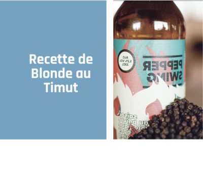 recette de bière blonde au poivre timut